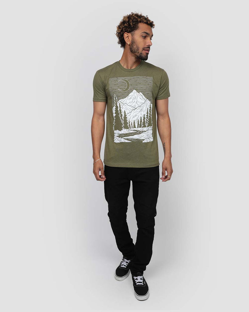 Grand Terrain Tee-Olive Green-Full--Jay---M