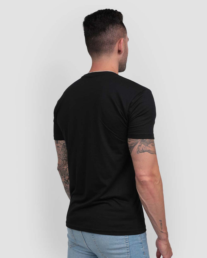 Sakura Summit Tee-Black-Back--Zach---L