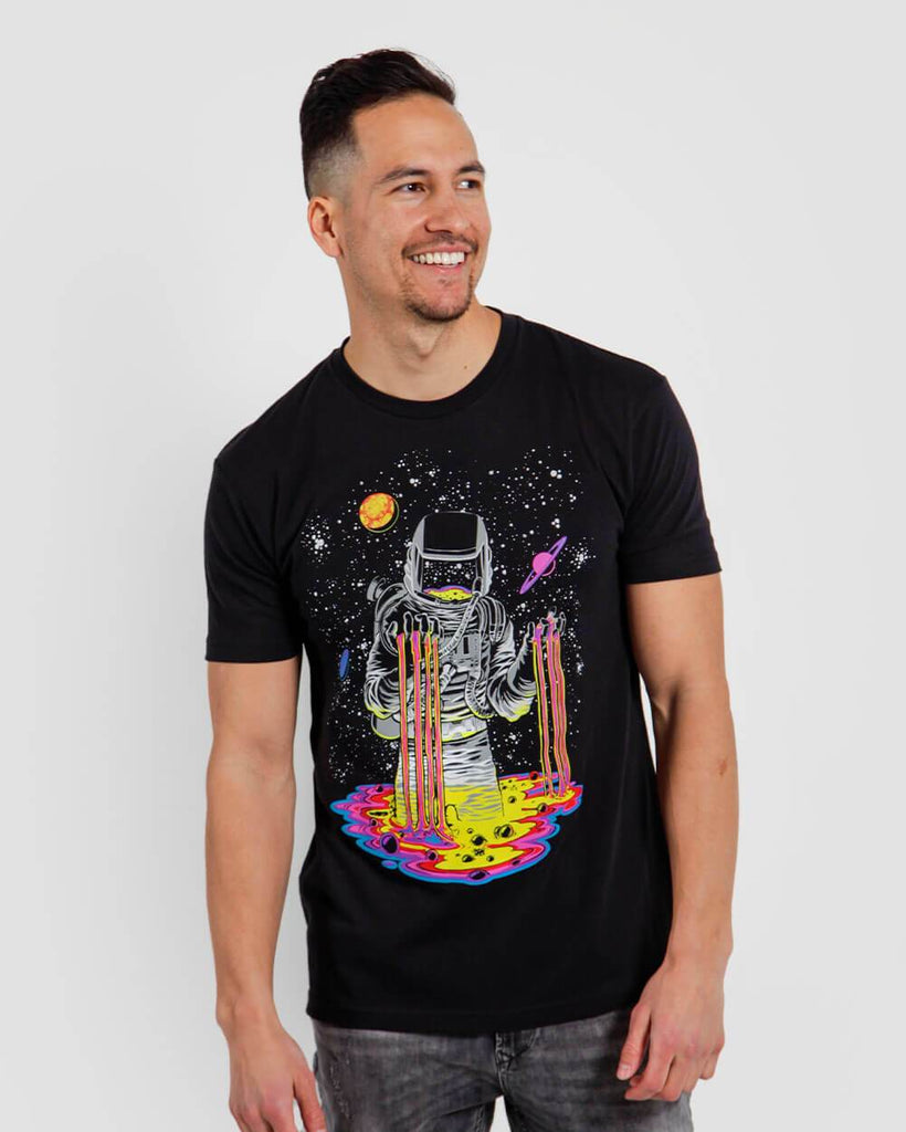 Space Drip Tee-Black-Front--Blaine---M