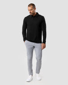 Long Sleeve Polo - Non-Branded-Black-Reg-Regular-Full--Zac---L