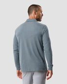 Long Sleeve Polo - Non-Branded-Indigo-Reg-Regular-Back--Zac---L
