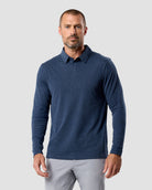 Long Sleeve Polo - Non-Branded-Navy-Reg-Regular-Front--Zac---L