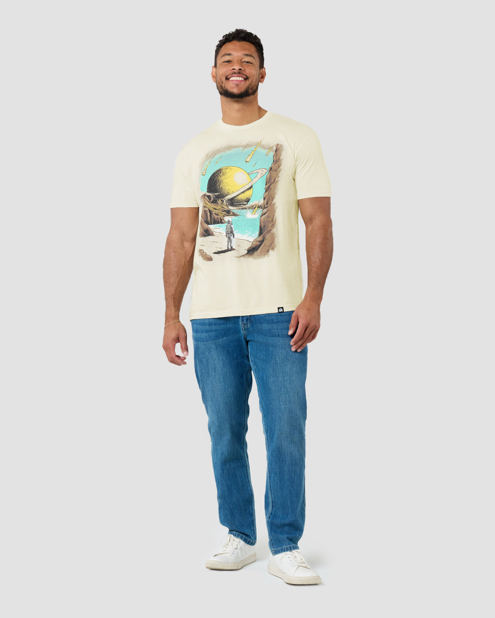 Meteor Bay Vintage Tee-Vintage Natural-Regular-Full--Model---L