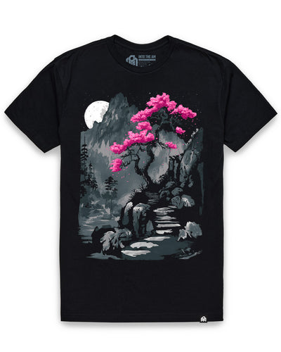 Midnight Ascent Tee-Black-Regular-Mock--Model---L