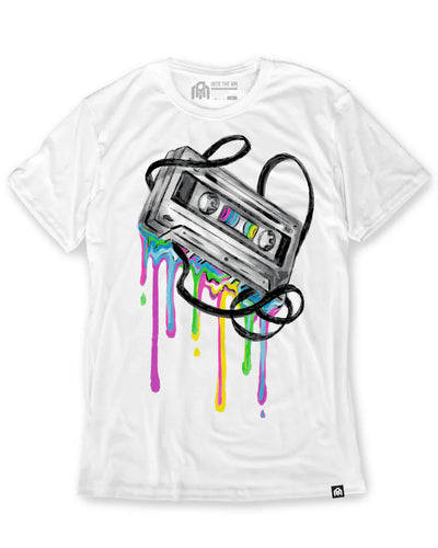 Mixtape Tee-White-Front