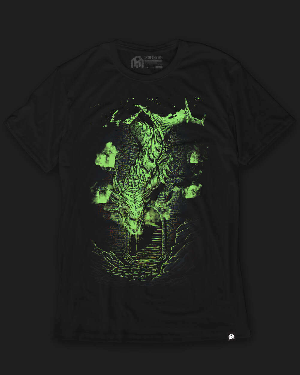Molten Reign Glow-in-the-Dark Tee-Black-Regular-Glow--Model---L