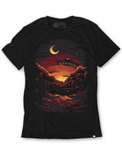 Moonlit Arrival Tee-Black-Regular-Mock--Model---L