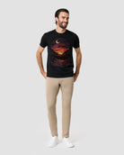 Moonlit Arrival Tee-Black-Regular-Full--Model---L