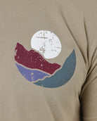 Moonlit Valley Tee-Heather Tan-Regular-Detail--Model---L