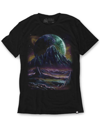 Mystic Planet Tee-Black-Regular-Mock--Model---L