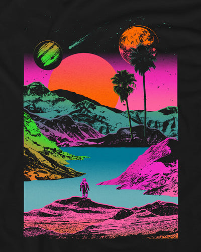 Neon Odyssey Tee-Black-Regular-Swatch--Model---L