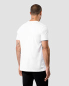 Neon Groove Tee-White-Regular-Back--Model---L