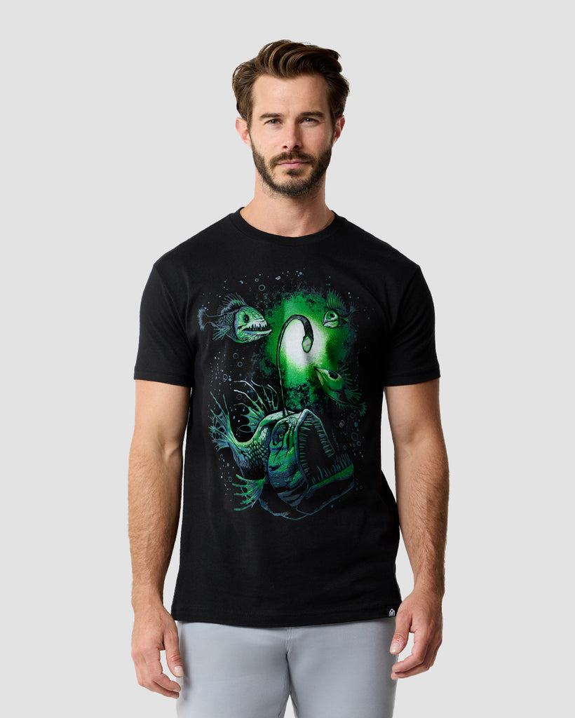 Neon Predator Glow-in-the-Dark Tee-Black-Regular-Front--Alex---M
