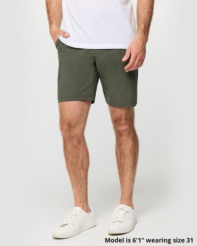 Daily Shorts-Dark Olive-9"-Regular-Size--Alex---31