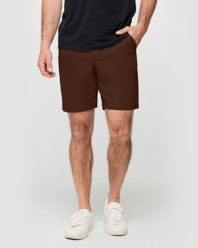 Daily Shorts-Brown-9"-Regular-Side--Model---31