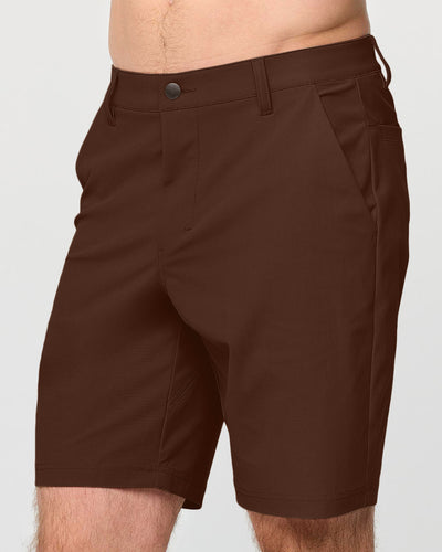 Daily Shorts-Brown-9"-Regular-Front--Model---31