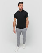 Polo - Non-Branded-Black-Reg-Regular-Full--Model---L
