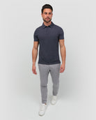 Polo - Non-Branded-Navy-Full--Model---M-Regular