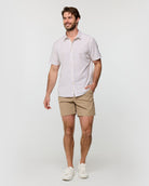 Relaxed Button Up - Non-Branded-Beige Abstract-Regular-Full--Alex---M