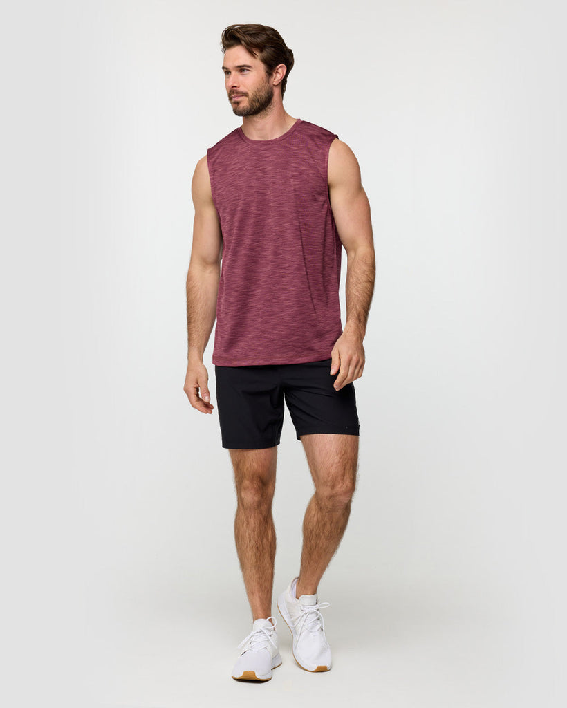 Performance Muscle Tank - Non-Branded-Maroon-Regular-Full--Alex---M