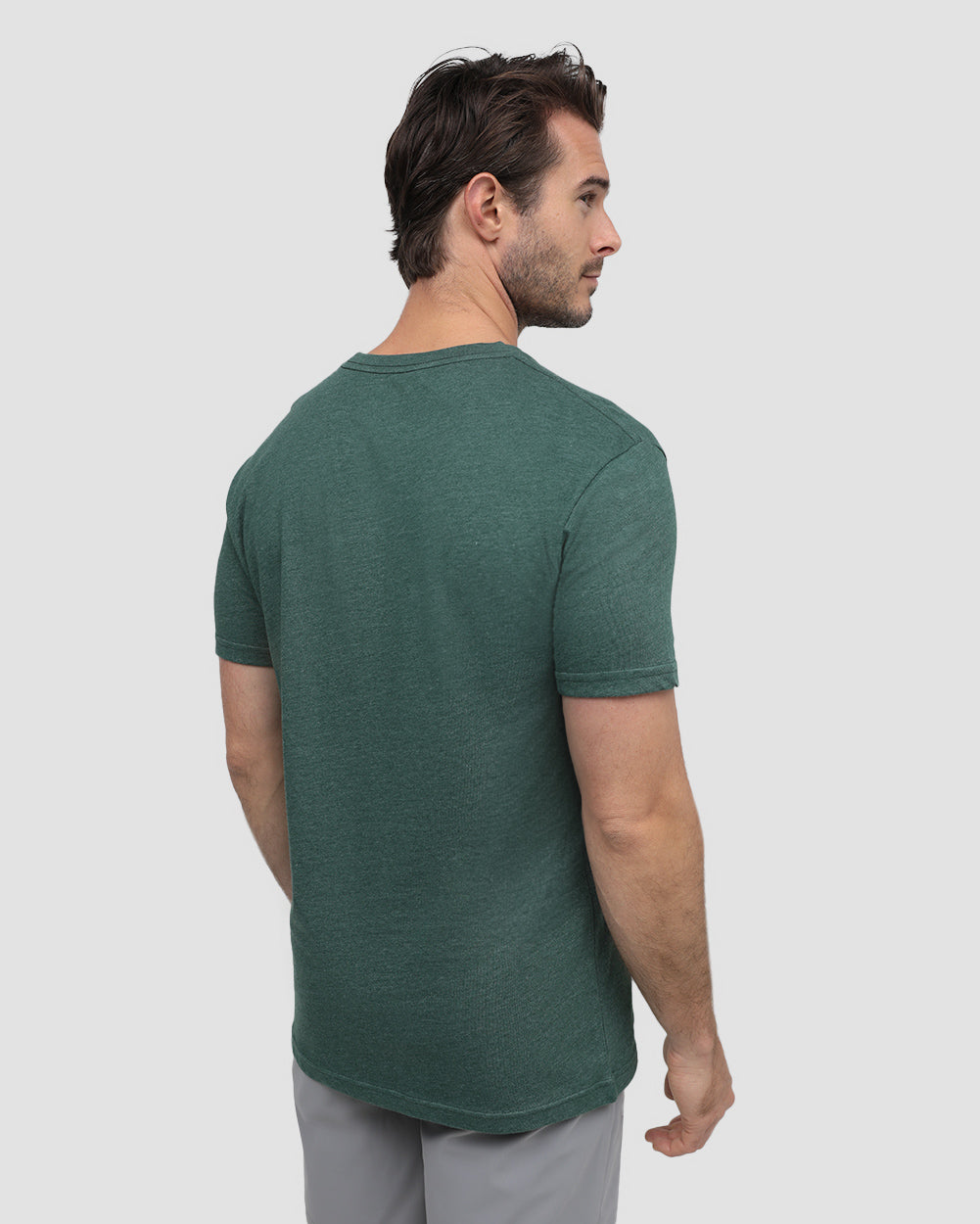 Pocket Tee-Forest Green-Back--Alex---M