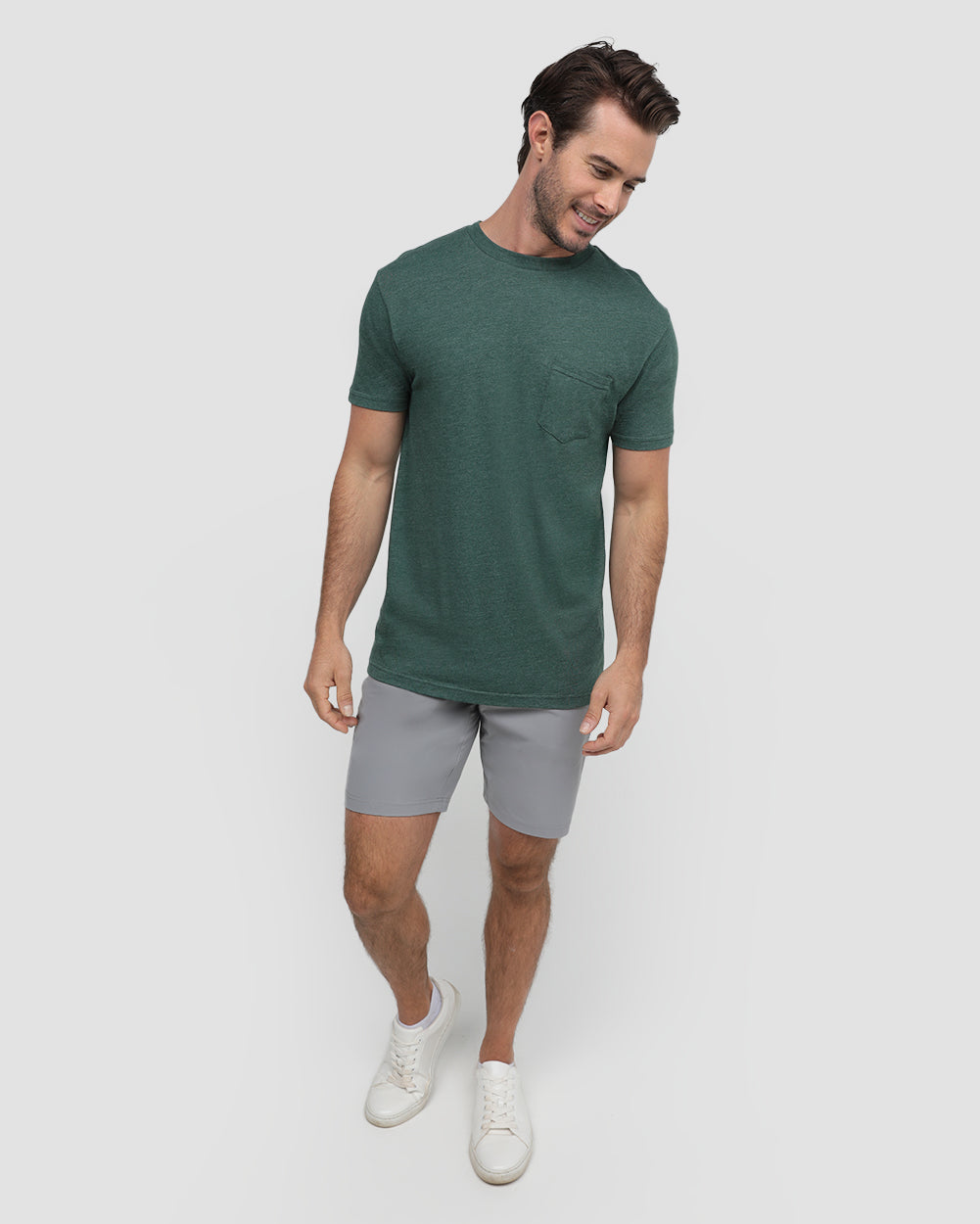 Pocket Tee-Forest Green-Full--Alex---M