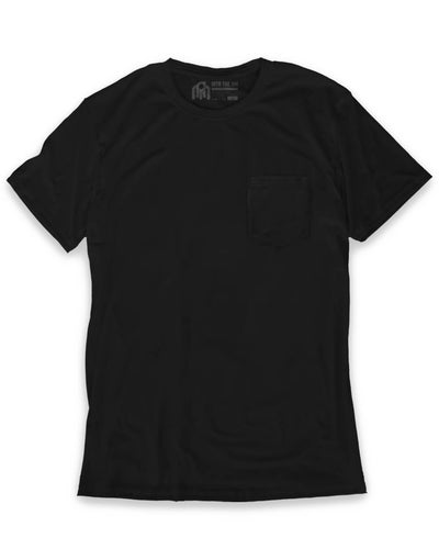 Pocket Tee-Black-Mock--Alex---M