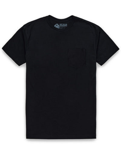Pocket Tee-Black-Regular-Mock