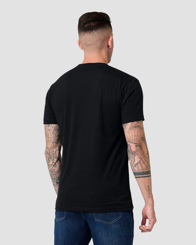 Pocket Tee-Black-Regular-Back
