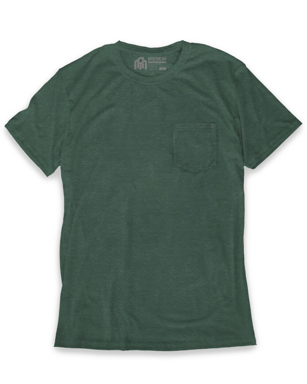 Pocket Tee-Forest Green-Mock--Alex---M