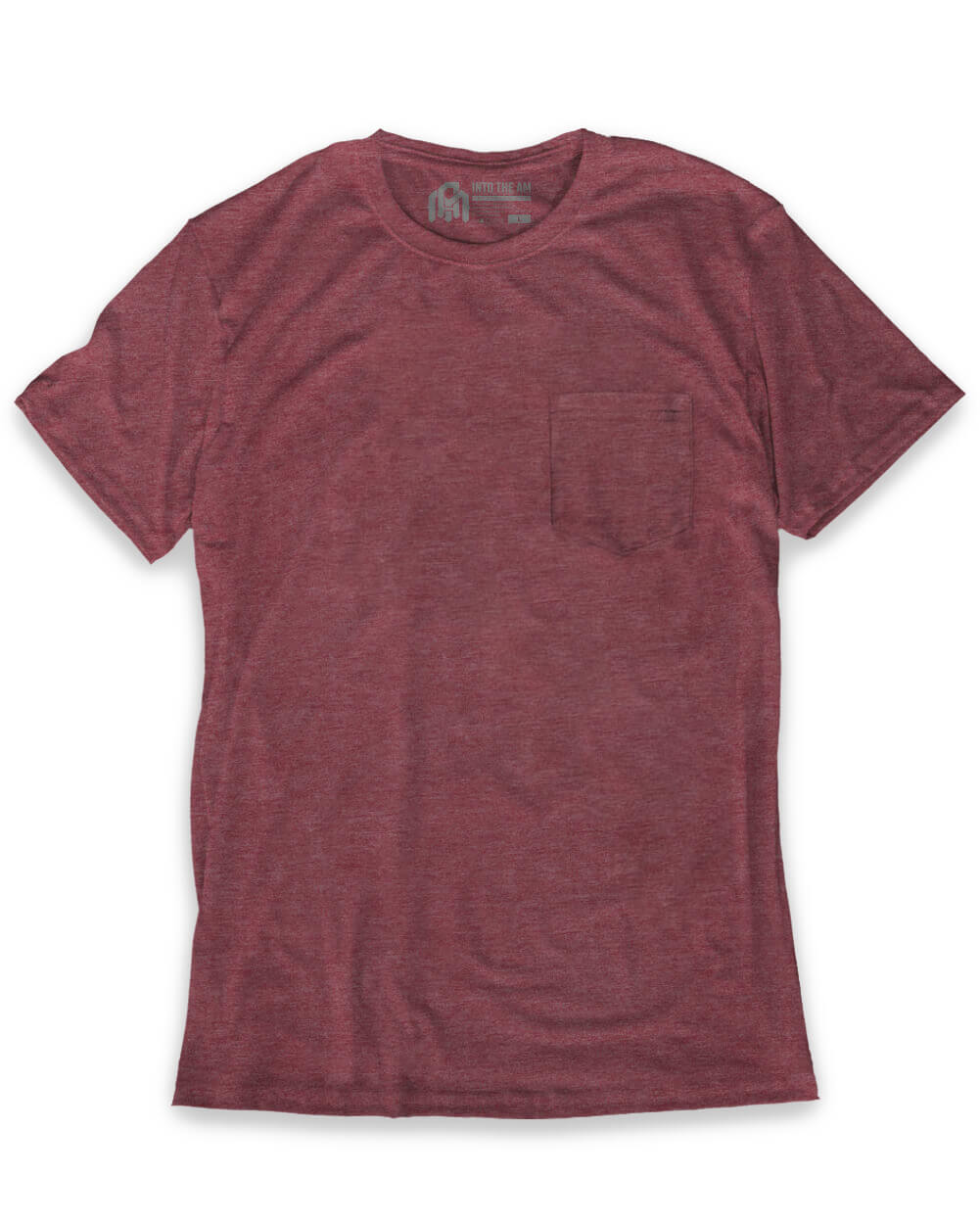 Pocket Tee-Maroon-Mock--Alex---M