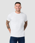 Pocket Tee-White-Regular-Front