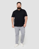 Polo - Non-Branded-Black-Reg-Regular-Full--Model---2XL