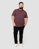 Polo - Non-Branded-Maroon-Full--Ross---2XL-Regular