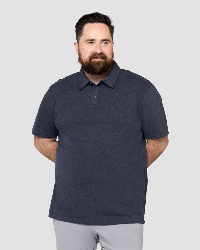 Polo - Non-Branded-Navy-Front--Ross---2XL