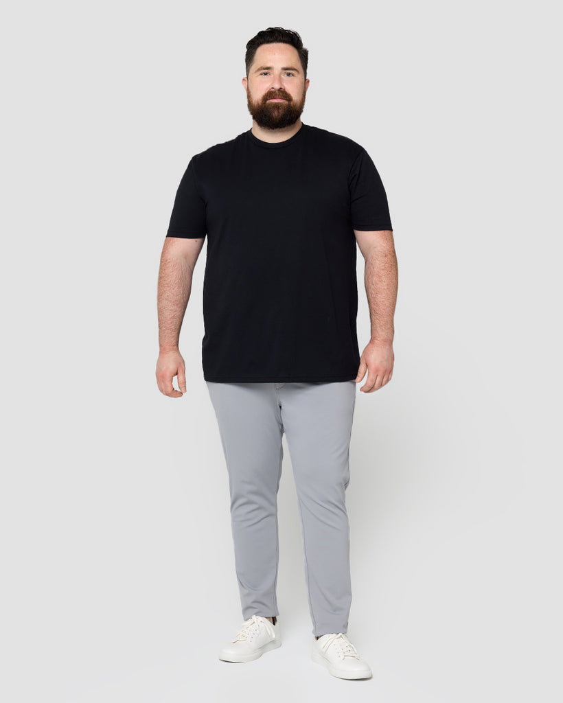 Basic Tee - Non-Branded-Black-Full--Ross---2XL