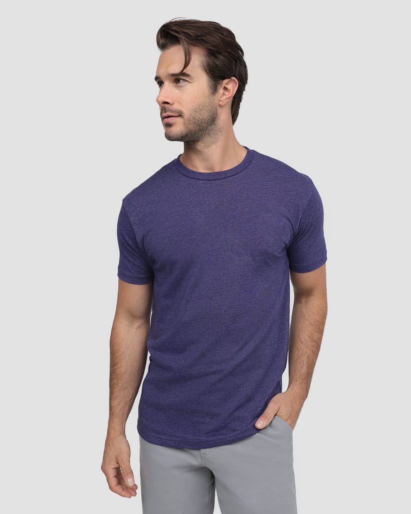 Basic Tee - Non-Branded-Purple-Front--Alex---M