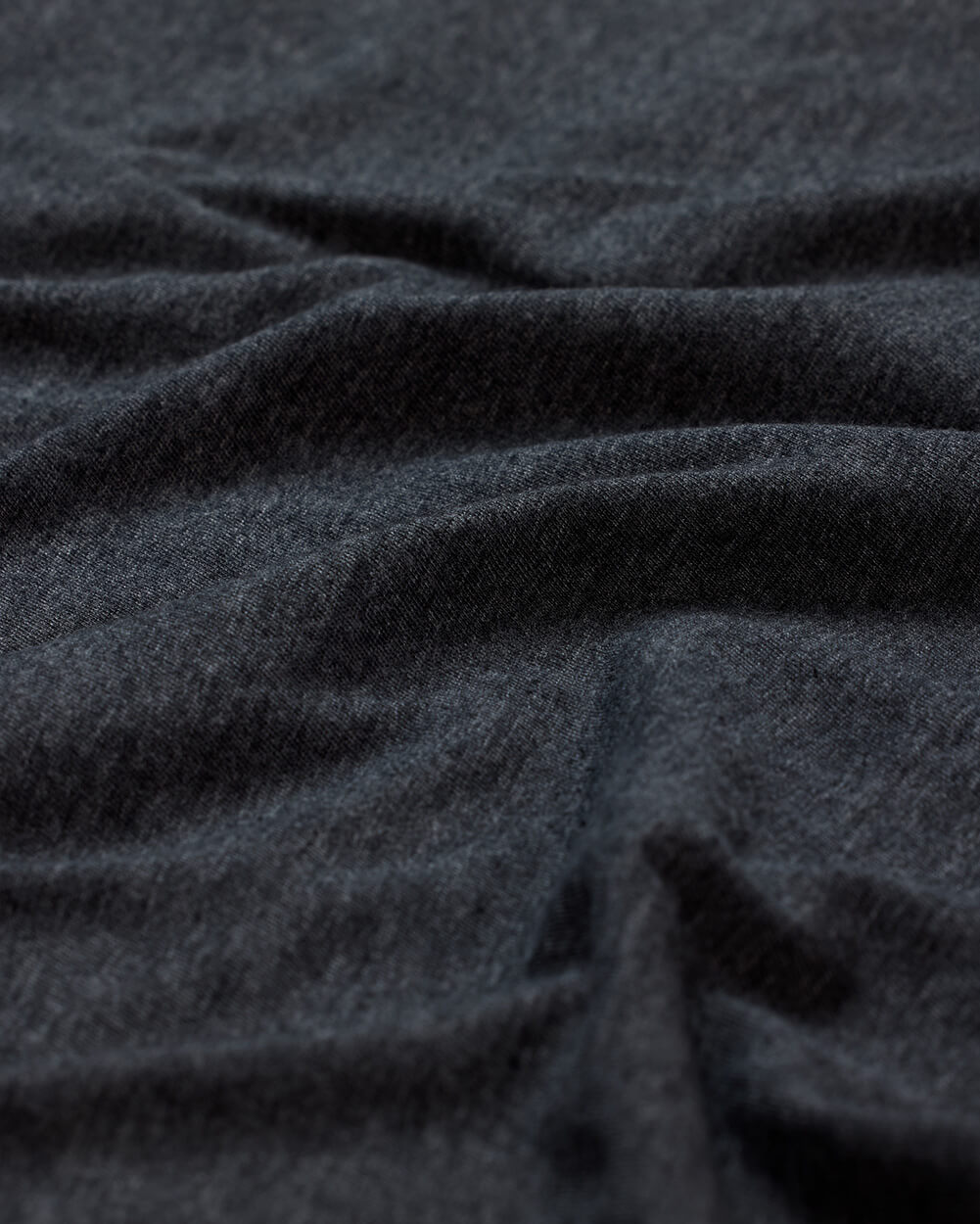 Curved Hem Tee-Charcoal-Regular-Detail--Model---L
