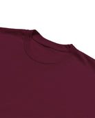 Heavyweight Tee-Maroon-Regular-Detail--Model---L
