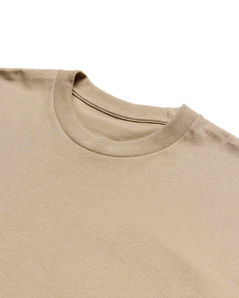 Heavyweight Tee-Tan-Detail--Alex---M