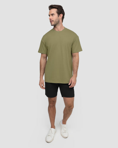 Heavyweight Tee-Light Olive-Full--Alex---M-Regular