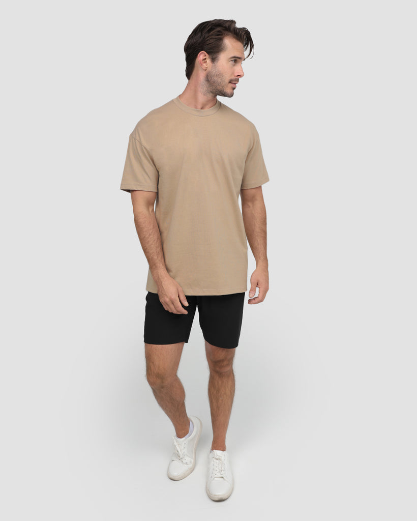 Heavyweight Tee-Tan-Full--Alex---M