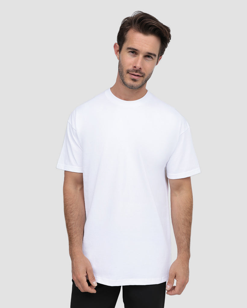 Heavyweight Tee-White-Front--Alex---M