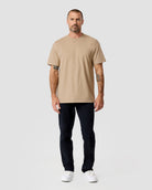 Heavyweight Tee-Tan-Full--Zac---L-Regular