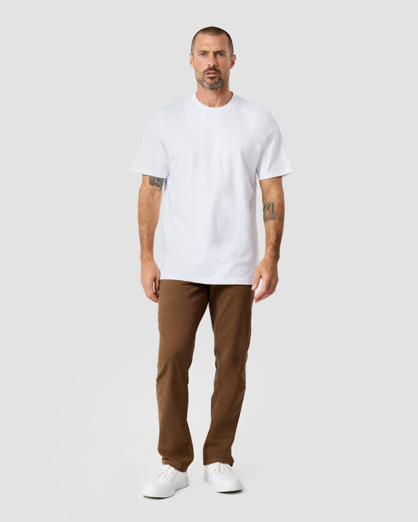 Heavyweight Tee-White-Full--Zac---L