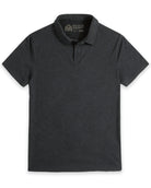 Polo - Non-Branded-Charcoal-Front-Regular