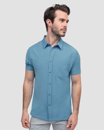 Button Up - Non-Branded-Sky Blue-Front--Alex---M