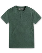 Henley Tee - Non-Branded-Forest Green-Regular-Mock--Alex---M