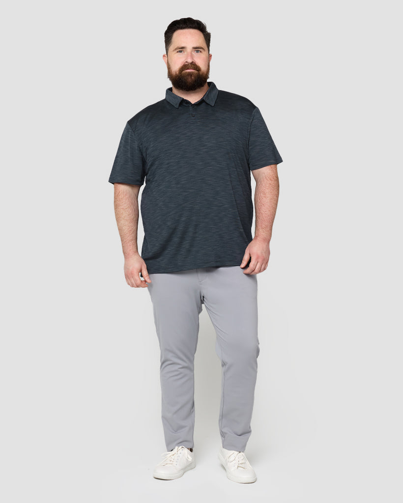 Performance Polo - Non-Branded-Charcoal-Full--Ross---2XL