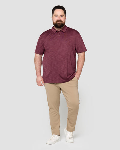 Performance Polo - Non-Branded-Maroon-Full-Ross---2XL